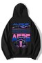 Unisex Oversize Alpine A525 Hoodie Black