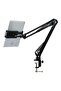 Multi-Angle 360° Rotating Tablet Holder – Black, Universal Fit