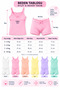 6-Piece Girls' Modal Athlete Boxer Set 48% Modal 47% Cotton 5% Elastane 3-10 Years Old - 4