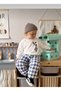 100% Cotton New York Printed Sweatshirt & Checkered Pants 2-Piece Boys' Set - 2