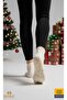 Christmas Themed Women's Socks - Ecru - 2