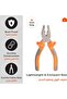 Combination Plier -6inch- Durable Wire Cutter Non-Slip Comfortable Handle Serrated Teeth for - 2