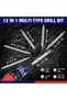 12-in-1 Ratcheting Screwdriver Set, Multi-Bit Universal - 6