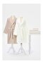 Mayra Velvet Family Bathrobe Set Cream - Brown - 2