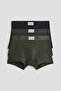 3'lü Pamuklu Boxer Şort
