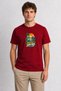 Rio De Janeiro Designed Basic Unisex T-Shirt - Red - 3