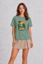 Rio De Janeiro Designed Basic Unisex T-Shirt - Green