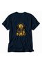 Dubai Themed Modern Unisex T-Shirt - Back Print - Navy Blue - 5