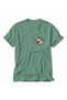 Retro Gamer Cats Graphic Design T-Shirt - Green - 3
