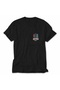 Amsterdam Themed Ink Print T-Shirt - Black - 5