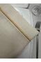Piko Sarma Detailed Polyester Linen Seamless Cream Presentation Napkin 6 Pieces 40X40 - 4