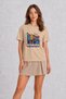Copenhagen City Design Basic Unisex T-Shirt - Cream
