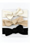 Baby Girl 3-Piece Tie-Back Hairband Set – Patterned and Colorful - 2
