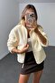 Cream Polar Jacket 23236 - 4