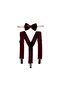 Children's Trouser Hanger and Bow Tie Set Suitable for Ages 2/14 - 2