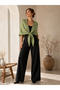 Women's Çağla Knitwear Cross-Shoulder Shawl Sal1316 - 3