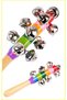 Wooden Colorful Rainbow Baby Rattle and Bell Rhythm Stick Educational Toy - 4