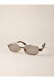 Taos Unisex Women's and Men's Metal Uv400 Protected Square Rectangular Sunglasses with Case and Cleaning Cloth as a Gift - 4