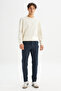 Men's patch logo sweatshirt beige - 2