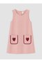 Quality Pieces from Çelebi Store Embroidered Girls' Salopet Dress Set - 4
