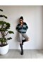 Women's Striped Zippered Knit Cardigan - 3