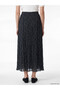 Alita City Lcw Modest Black Chiffon Polka Dot Long Women's Skirt with a Difference - 4