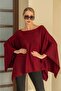 Women's Shawl Collar Wide Collar Poncho Sweater - 3