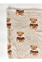 Alita City Lcw Home Mixed Teddy Bear Figure Patterned Plush Tv Blanket - 4