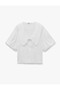 Baby Collar Short Balloon Sleeve White Women's Shirt 7Wak60055Pw