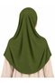 Elegant Hijab for Women – Floral Embellished Modest Islamic Headscarf, Stylish Draped Hijab for Women - 3