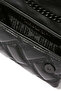 Long Nano Kensington Leather Women's Shoulder Bag - Black - 4