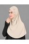 Elegant Hijab for Women – Floral Embellished Modest Islamic Headscarf, Stylish Draped Hijab for Women - 2