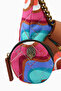 London Colorful Crossbody Bag, Large Compartment, Lockable, Adjustable Strap - 5