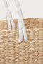 Wicker Basket Women's Shoulder Bag - Beige - 3