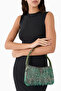 Bond Shoulder Bag Green Sequin Leather Shoulder Bag - 2