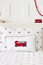 London Bus Cotton Kids Single Duvet Cover Set - White, Single 50 × 75 cm Pillowcase 1 - 3