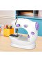 Mini Handheld Electric Sewing Machine Adjustable Speed Safety Cover Compact ABS Design - 5