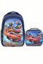 Red Car Themed Luxury Glittery Elementary School Bag Set of 2 Domestic Production Backpack and Lunch Bag - 6