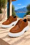 Yg-13 Men's Casual Lace-Up Leather Classic Shoes Cbt - Tan - 5