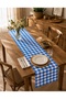 Karesa Checkered Table Runner Cotton Plaid Table Runner 50X150 cm - 2