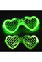 Green Led Light-Up Glasses – 3 Modes Party & Glow Glasses - 4
