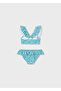 Girl's Bikini Swimsuit Set Blue - 2