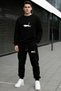 Unisex Crew Neck Sweatshirt Tracksuit Set – Casual Sports Combination