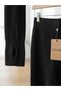 Women's Half Fisherman Crop Sweater and Trousers Ribbed Knitwear Set - 5
