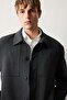 Regular Fit Polo Collar Lined Blazer Jacket G6393Ax26Au - 4