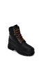 Women's Black Kitrich Lace-Up Thick-Soled Leather Boots 026Z100105 - 8