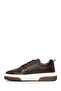 Men's Brown Lace-Up Thick-Soled Leather Sneaker Wm710006Df - 3