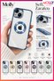 Lou Laser Transparent Silicone Case with Metallic Silver Lens Protector for iPhone 15 Plus - 4
