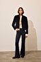 Multi-Button Fitted Stand Collar Velvet Blazer Jacket I5188Ax26Wn - 2