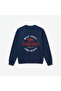 California printed premium crew neck long sleeve sweatshirt